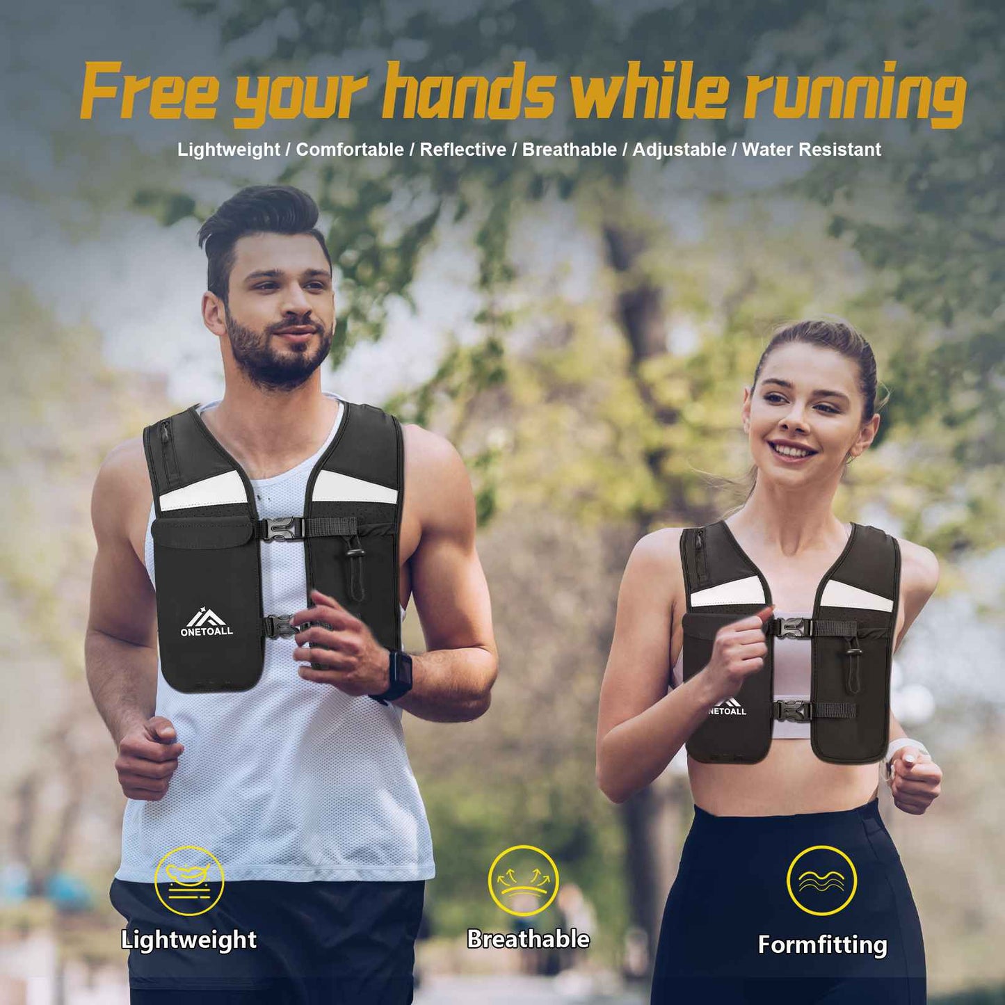 LOCAL LION Running Vest Women with Water Bottle