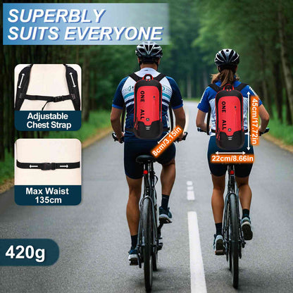 LOCAL LION Cycling Backpack for Men with Rain Cover, Breathable & Lightweight Mountain Bike Bag