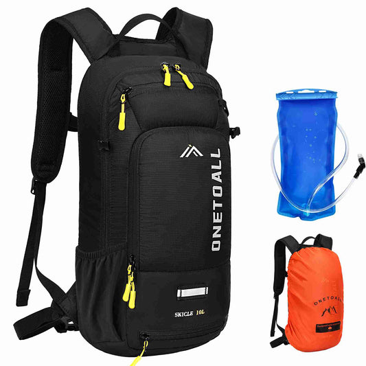 LOCAL LION Hydration Backpack 10L, Waterproof Rucksack with Raincover and Helmet Cover