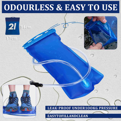 LOCAL LION Hydration Backpack 10L, Waterproof Rucksack with Raincover and Helmet Cover