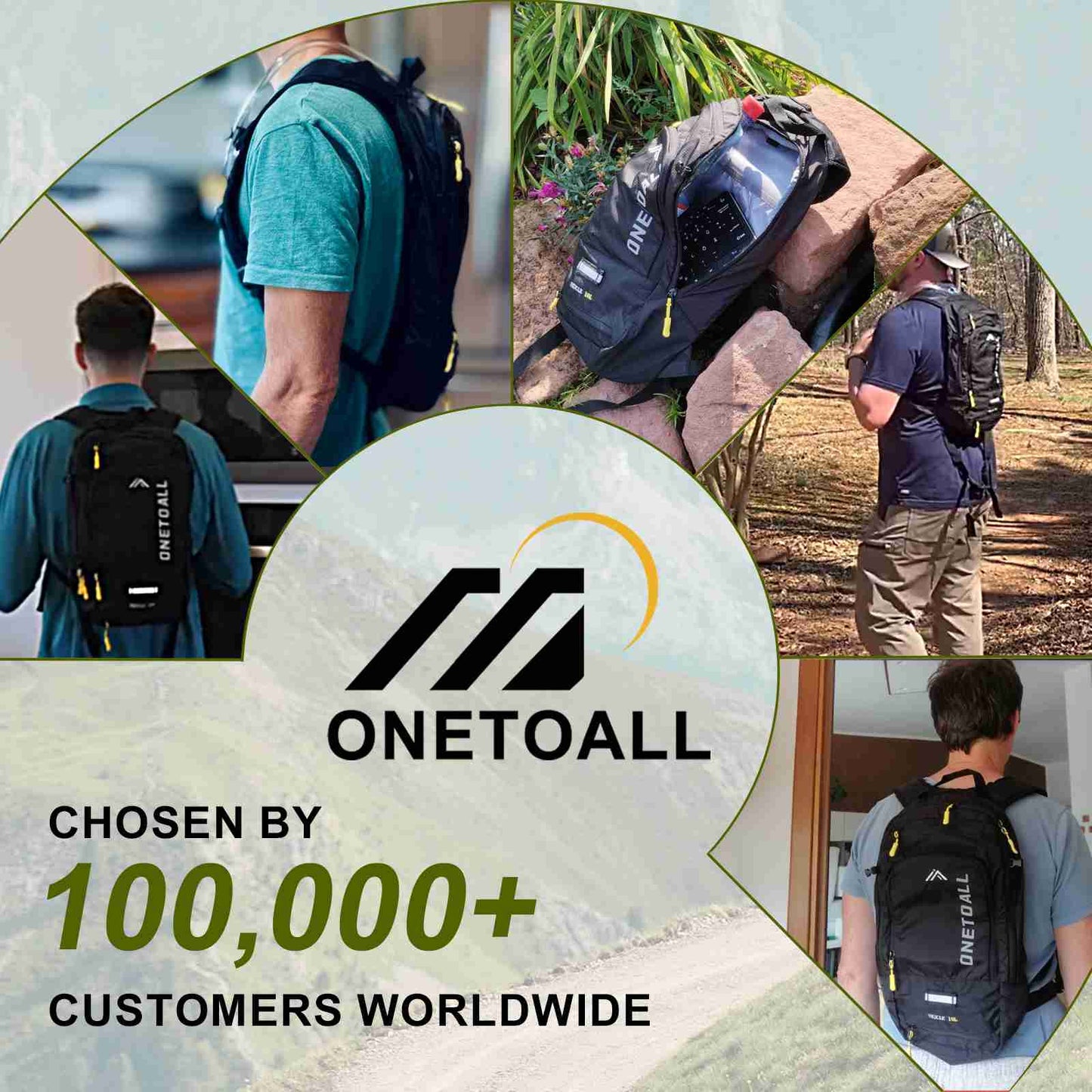 LOCAL LION Hydration Backpack 10L, Waterproof Rucksack with Raincover and Helmet Cover