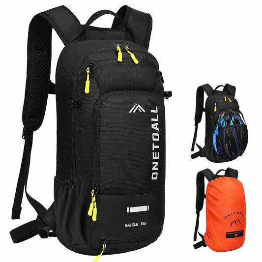 LOCAL LION Hydration Backpack 10L, Waterproof Rucksack with Raincover and Helmet Cover