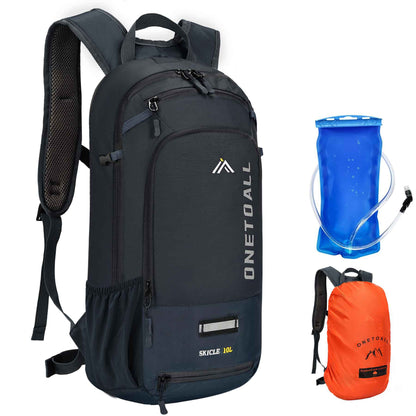LOCAL LION Hydration Backpack 10L, Waterproof Rucksack with Raincover and Helmet Cover