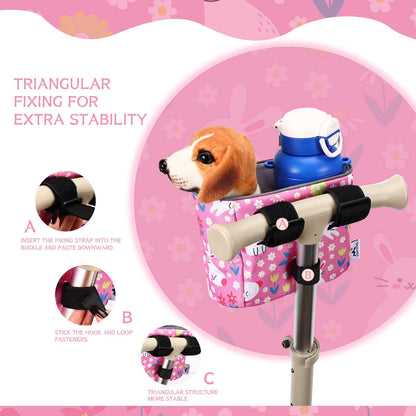 LOCAL LION Kids Bike Basket, Bike Handlebar Bag