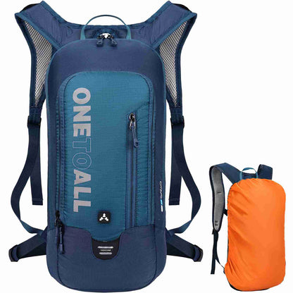 LOCAL LION Cycling Backpack for Men with Rain Cover, Breathable & Lightweight Mountain Bike Bag