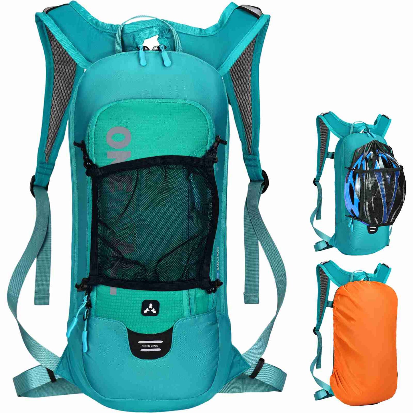 LOCAL LION Cycling Backpack for Men with Rain Cover, Breathable & Lightweight Mountain Bike Bag